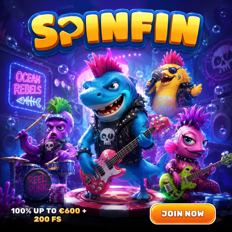 Spinfin Casino games and bonuses